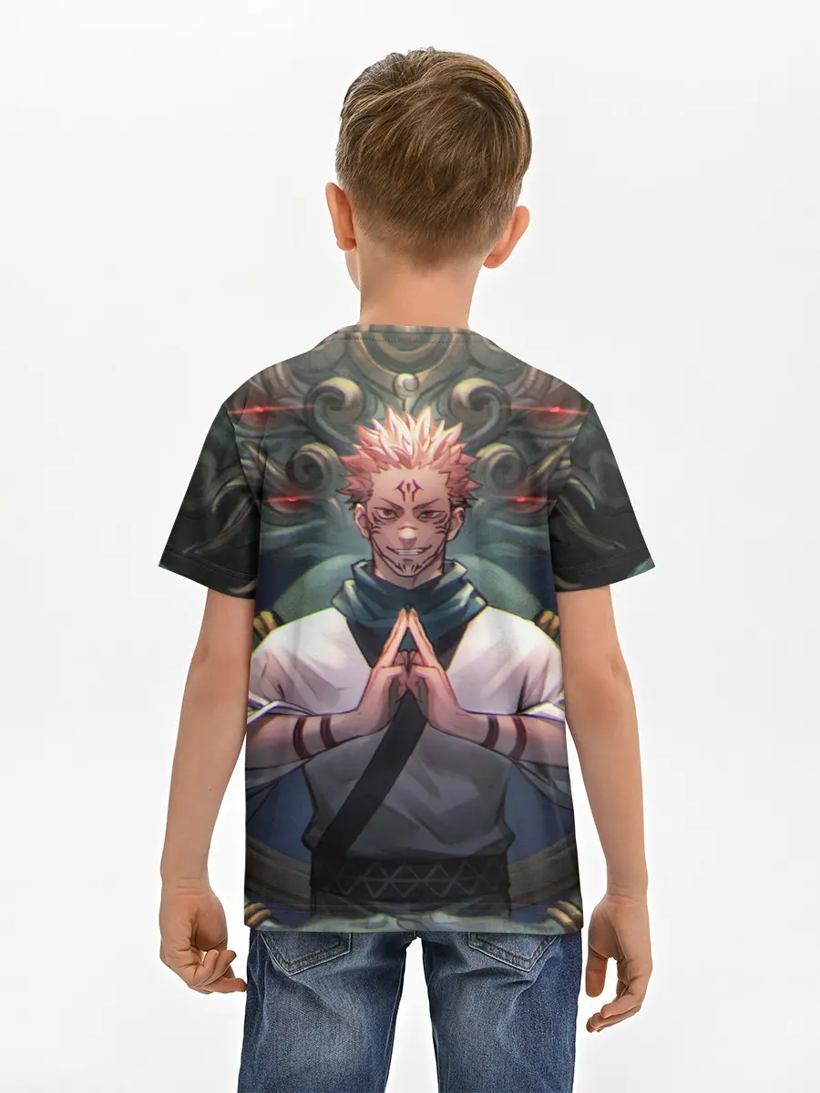 Детская базовая футболка / МАГИЧЕСКАЯ БИТВА | SUKUNA