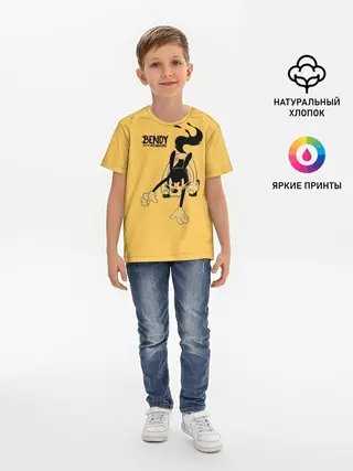 Детская базовая футболка / Bendy And The Ink Machine