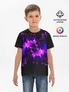 Детская базовая футболка / NEON Liquid