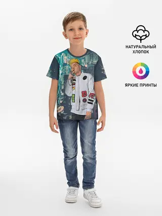 Детская базовая футболка / Сайонара бой