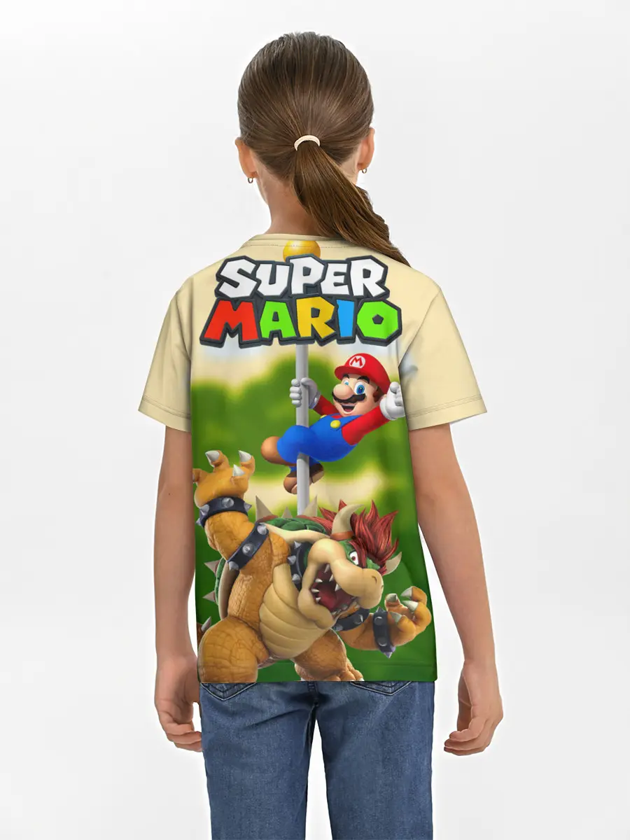 Детская базовая футболка / Mario Coins