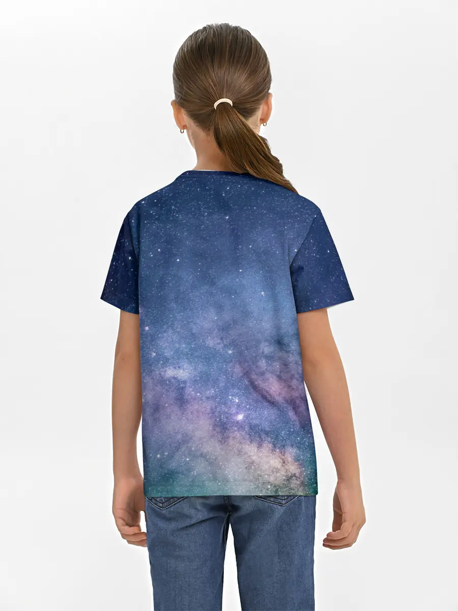Детская базовая футболка / Космос