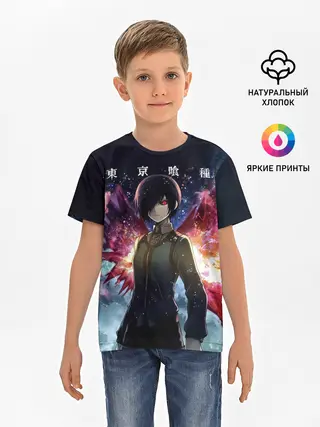 Детская базовая футболка / Тоука Киришима