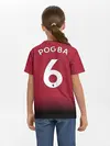 Детская базовая футболка / Погба Манчестер 18-19