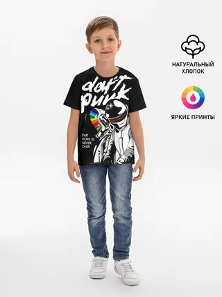 Детская базовая футболка / Daft Punk