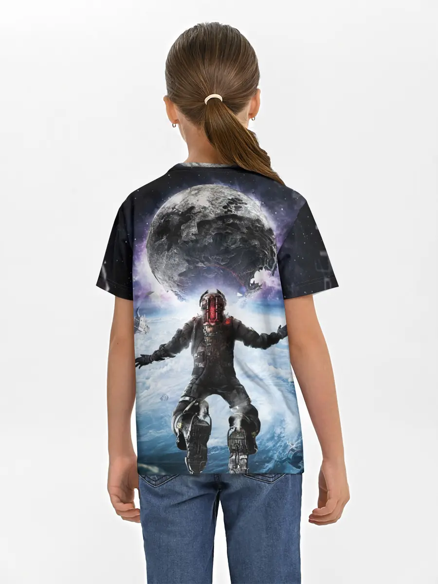 Детская базовая футболка / Айзек в мертвом космосе