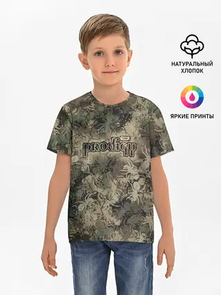 Детская базовая футболка / Камуфляж Prodigy