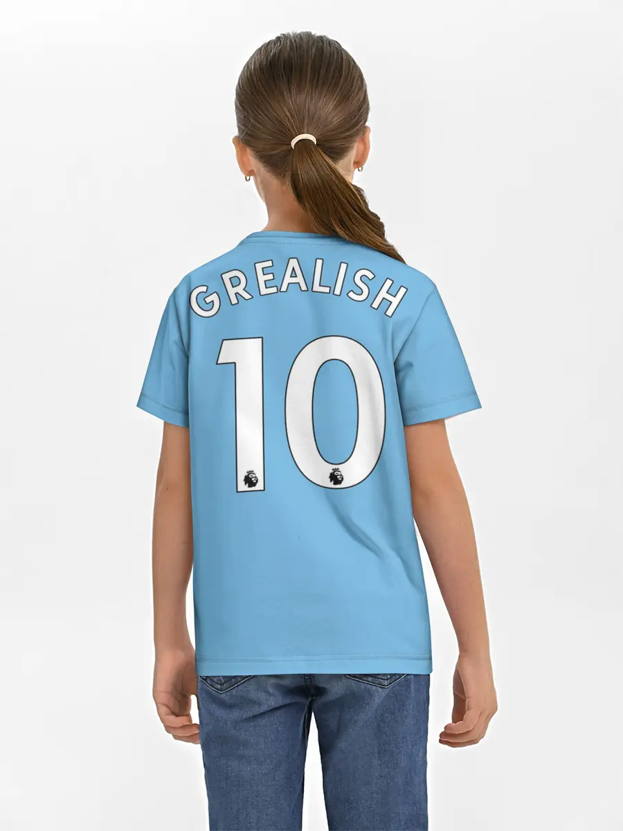 Детская базовая футболка / Джек Грилиш Манчестер Сити