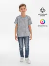 Детская базовая футболка / Серый бетон