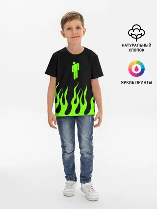 Детская базовая футболка / billie eilish