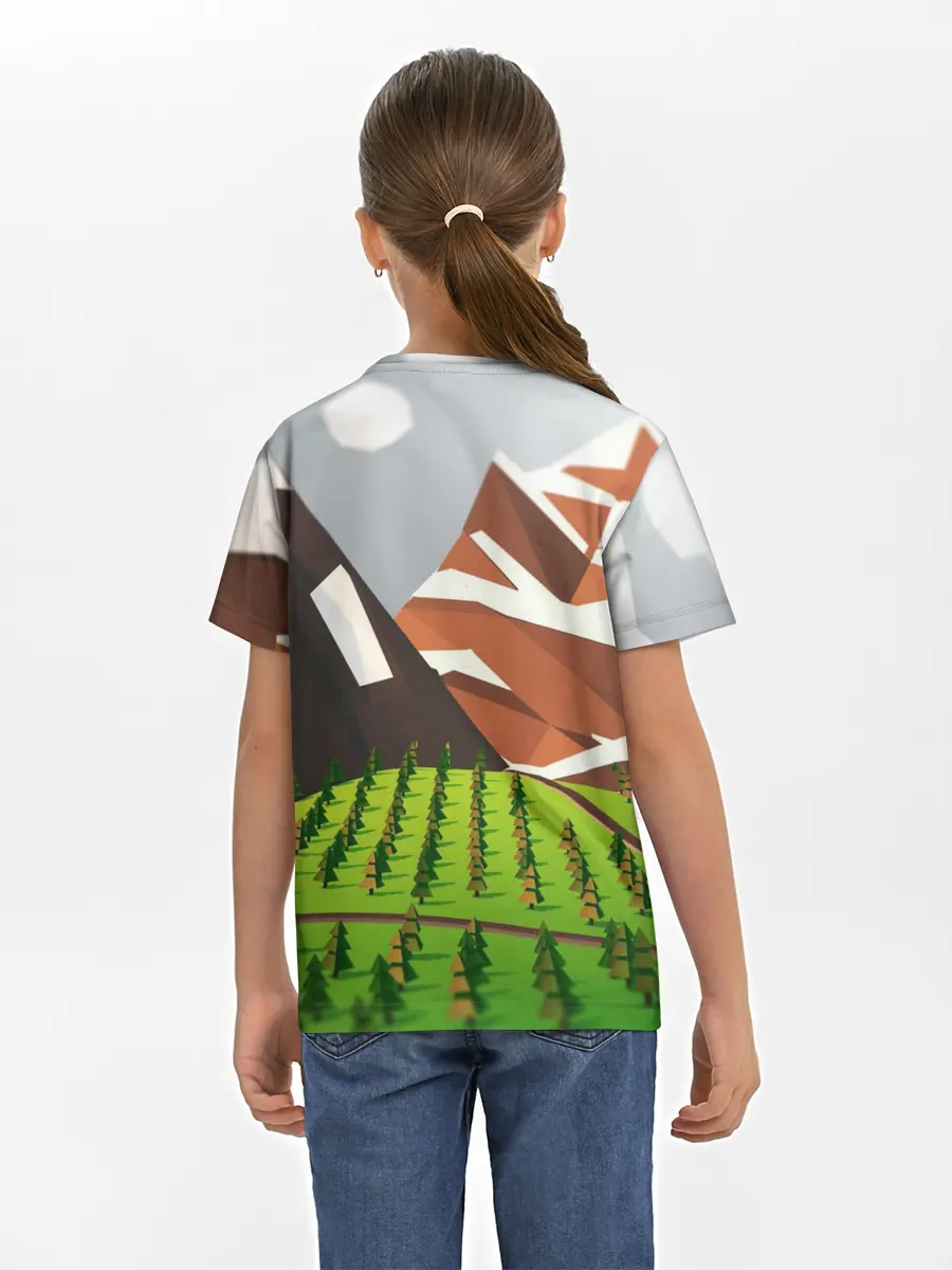 Детская базовая футболка / Горы