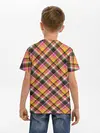 Детская базовая футболка / Клеточный узор