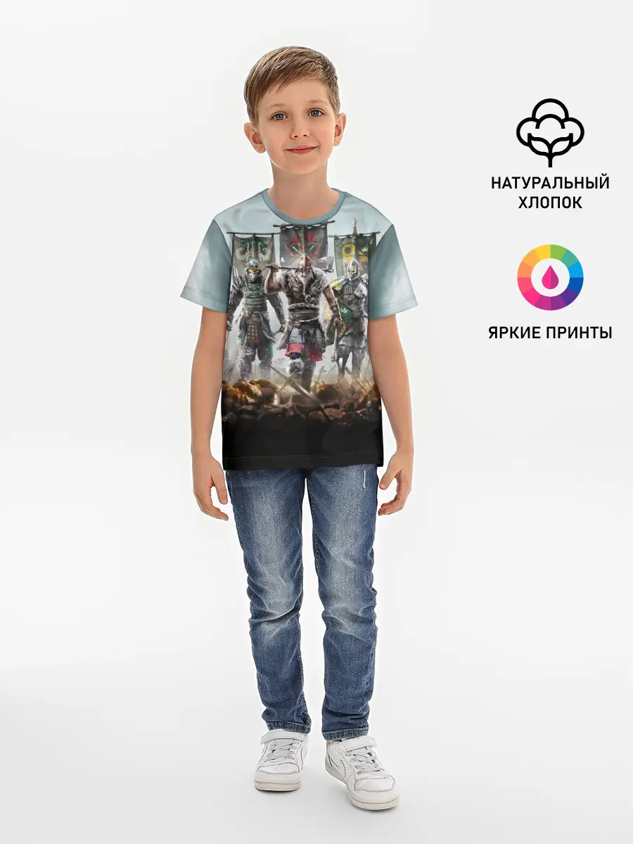 Детская базовая футболка / For Honor