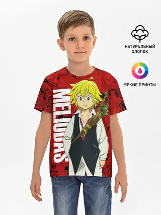 Детская базовая футболка / Мелиодас, Meliodas