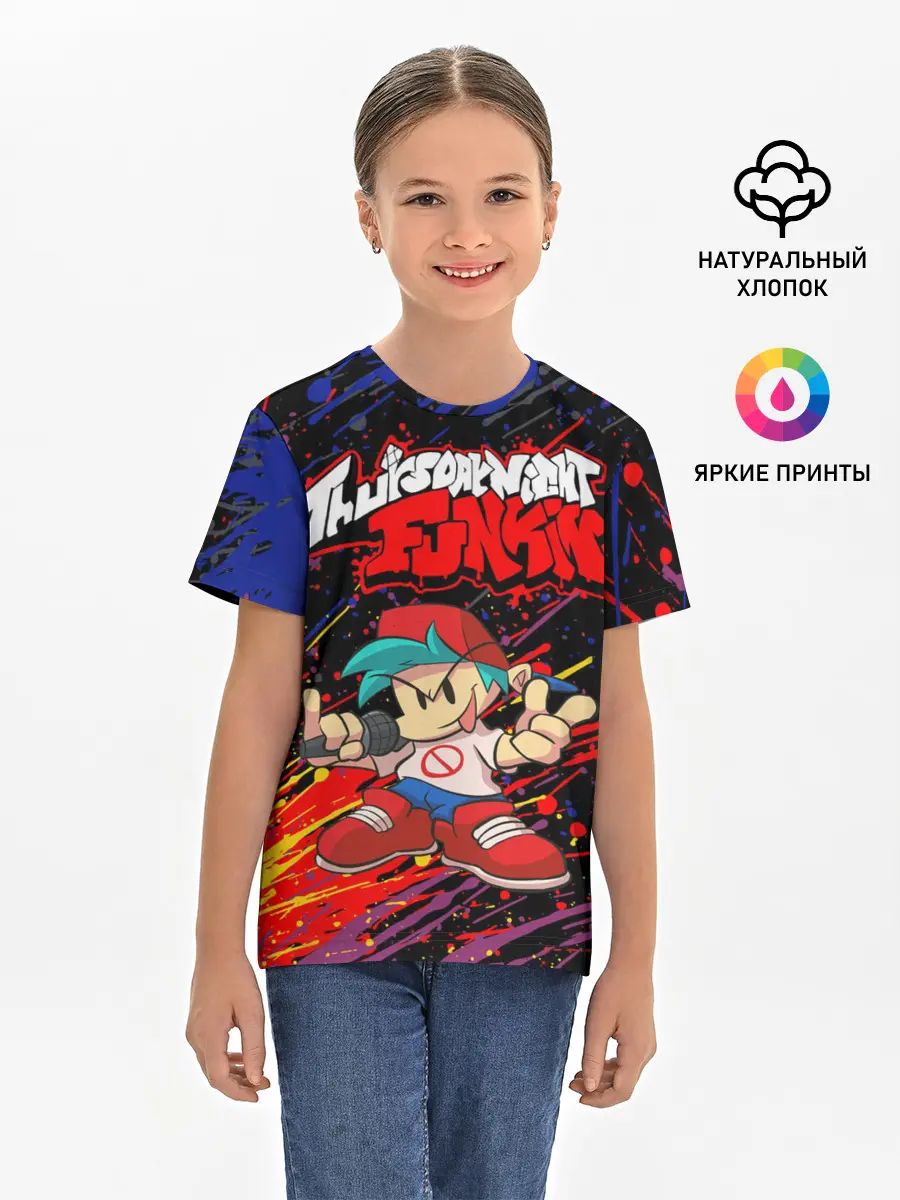 Детская базовая футболка / Friday Night Funkin