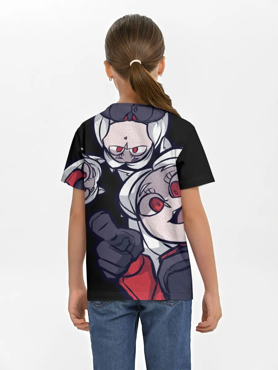 Детская базовая футболка / Мультяшные герои Helltaker