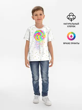 Детская базовая футболка / Леденец
