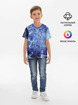 Детская базовая футболка / ВИРУС