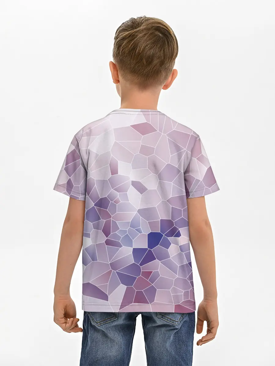 Детская базовая футболка / Узор Мозаика