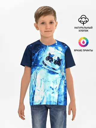 Детская базовая футболка / Marshmello