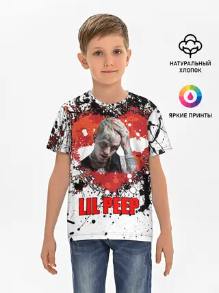 Детская базовая футболка / Lil Peep