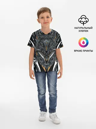 Детская базовая футболка / Рисунок лиса