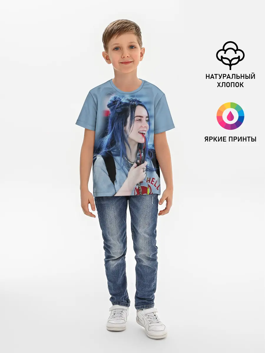 Детская базовая футболка / BILLIE EILISH