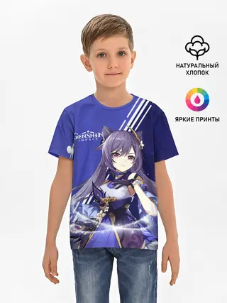 Детская базовая футболка / Genshin Impact