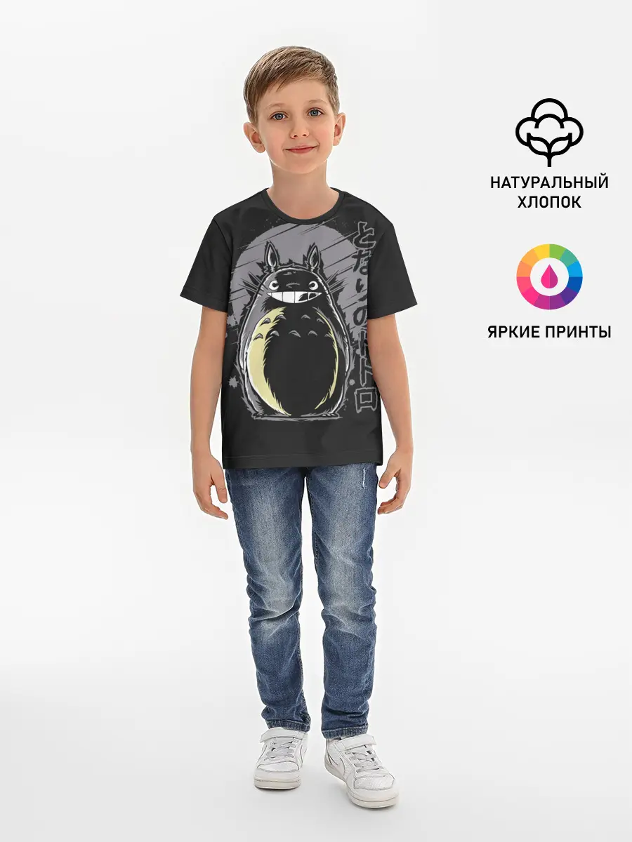Детская базовая футболка / Totoro