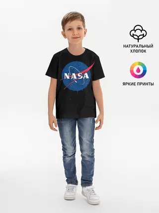Детская базовая футболка / NASA Краски
