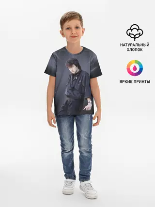 Детская базовая футболка / Виктор Цой.