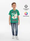 Детская базовая футболка / Meow-rry Catmas