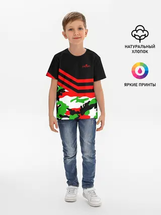 Детская базовая футболка / Камуфляж CS:GO