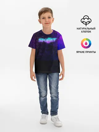 Детская базовая футболка / Skillet