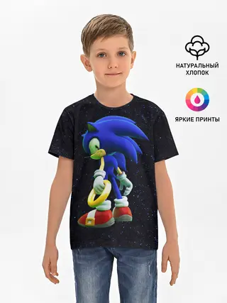 Детская базовая футболка / Sonic