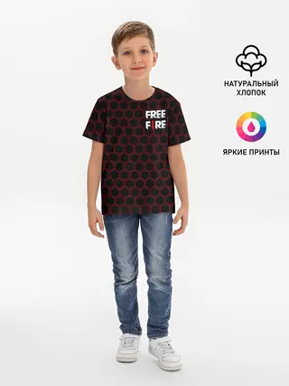 Детская базовая футболка / FREE FIRE / ФРИ ФАЕР