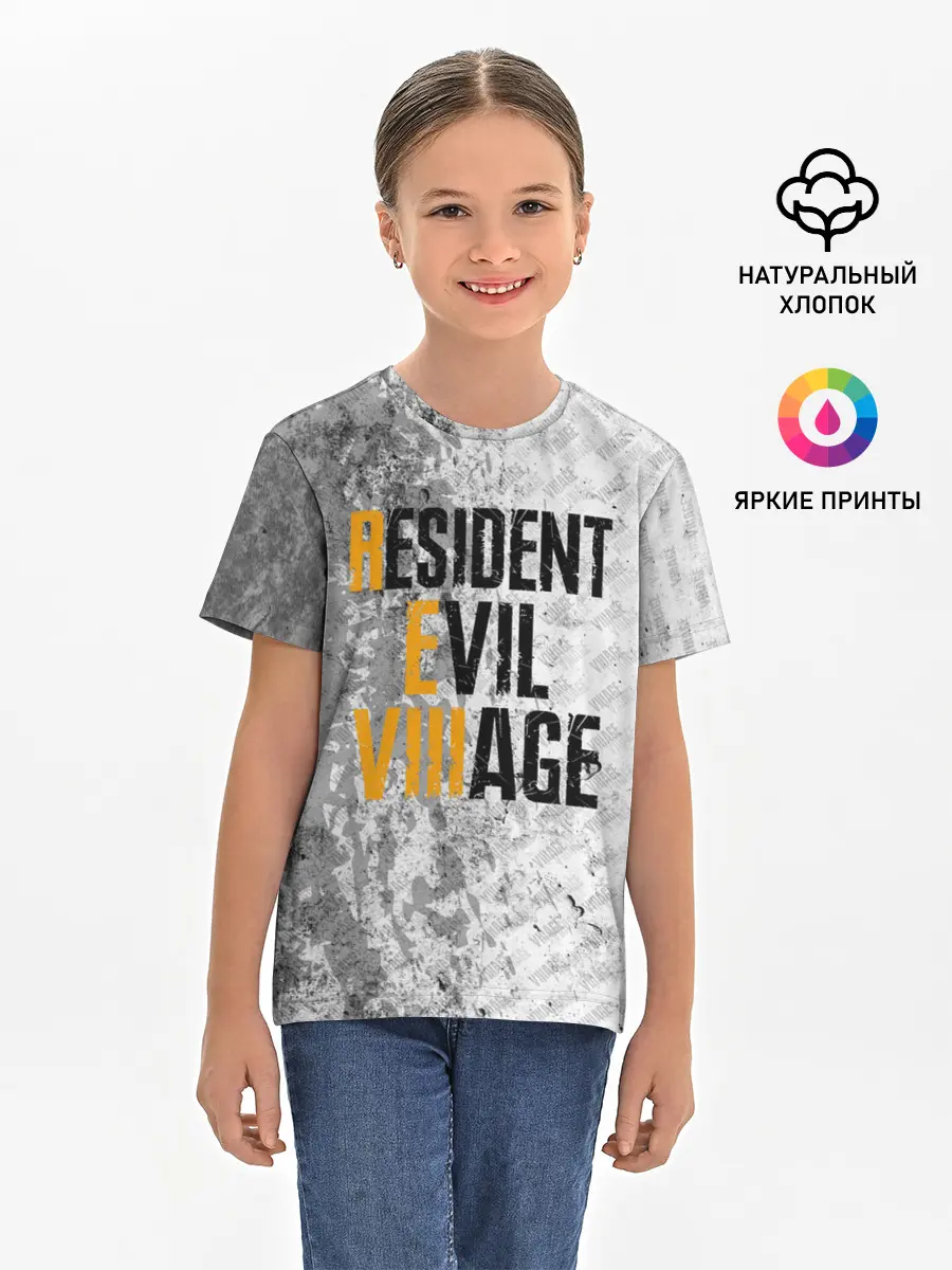 Детская базовая футболка / RESIDENT EVIL VILLAGE | ГРАНЖ