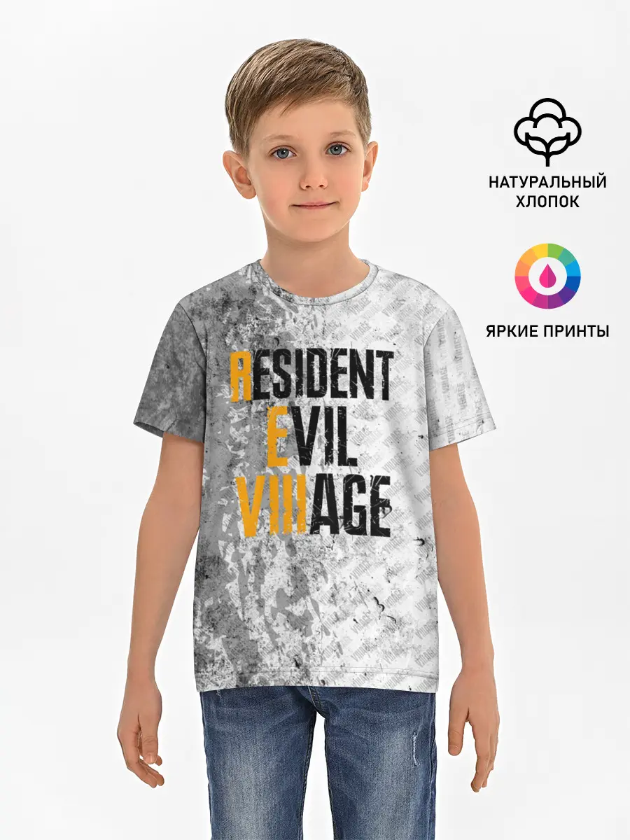 Детская базовая футболка / RESIDENT EVIL VILLAGE | ГРАНЖ