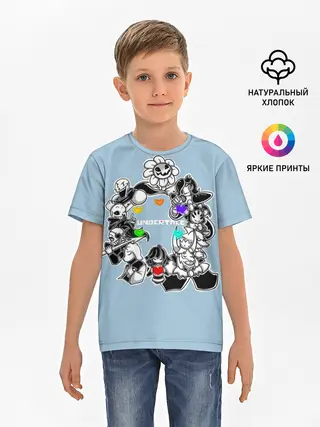 Детская базовая футболка / Undertale