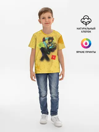 Детская базовая футболка / ROBLOX Grunge ART