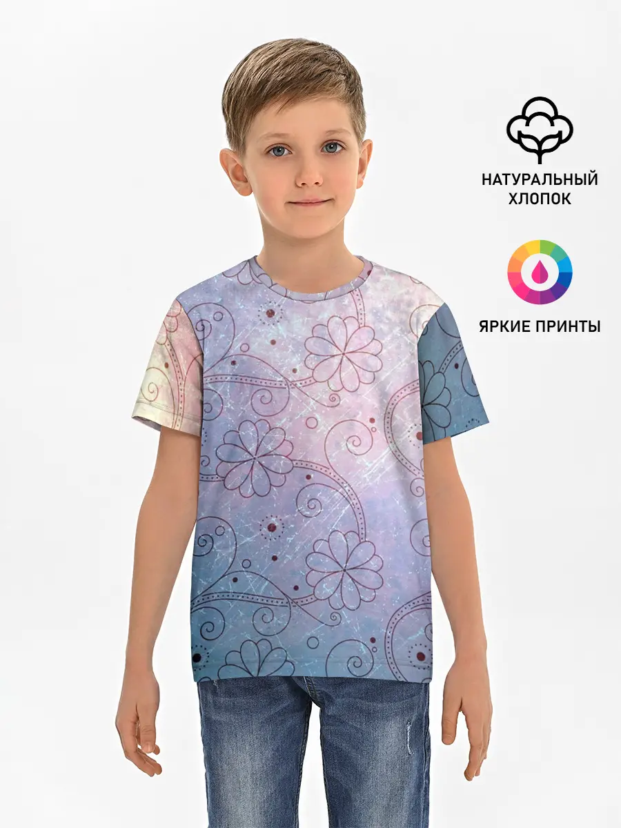 Детская базовая футболка / Нежные цвета