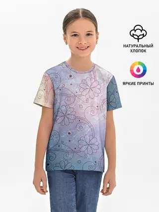 Детская базовая футболка / Нежные цвета
