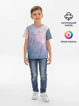 Детская базовая футболка / Нежные цвета