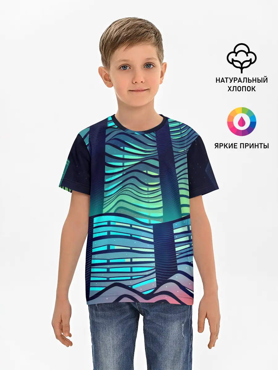 Детская базовая футболка / Минимализм