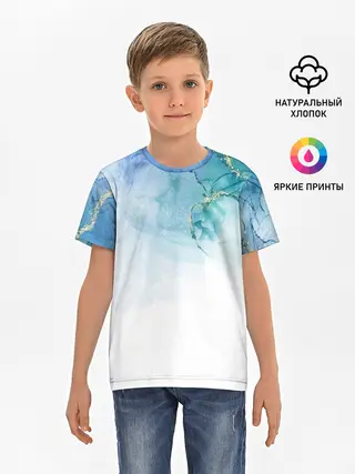 Детская базовая футболка / Краски