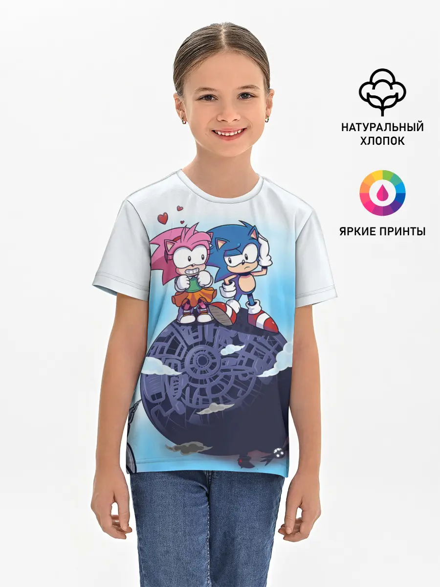 Детская базовая футболка / SONIC | AMY ROSE