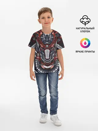 Детская базовая футболка / Механический робот
