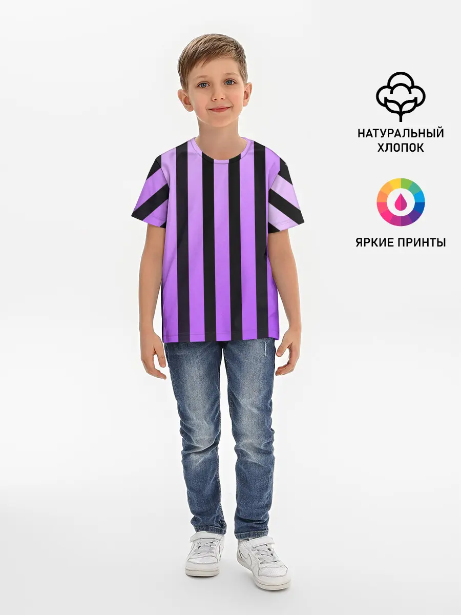 Детская базовая футболка / Полосатость