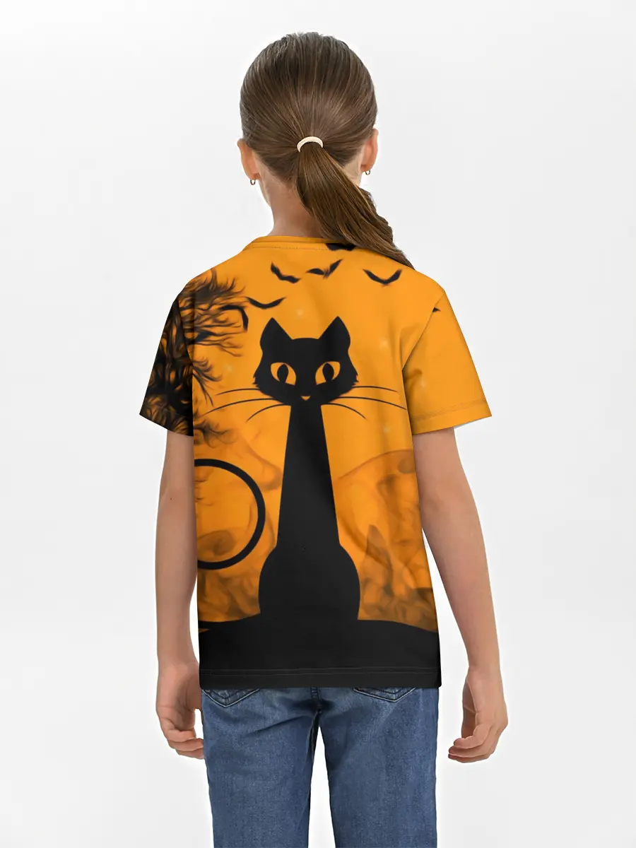 Детская базовая футболка / Halloween