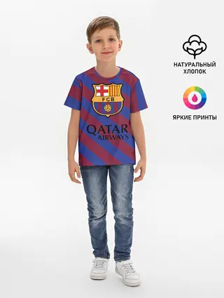 Детская базовая футболка / Barcelona